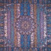 رومیزی ترمه طرح الوان - مربع ‍۱۰۰×۱۰۰ سانتی متر - رنگ فیروزه ای تار مشکی